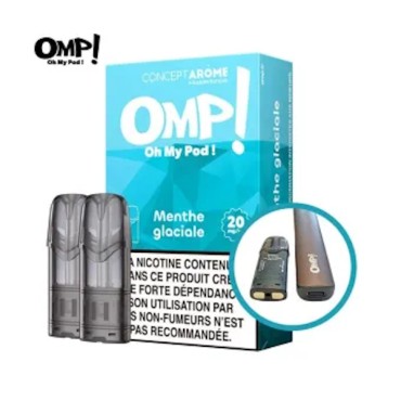 Menthe Glaciale Recharge OMP! Oh My Pod ! - Concept Arôme